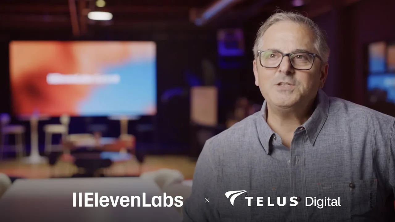 How TELUS Digital reduced onboarding time by 20% using ElevenAgents thumbnail