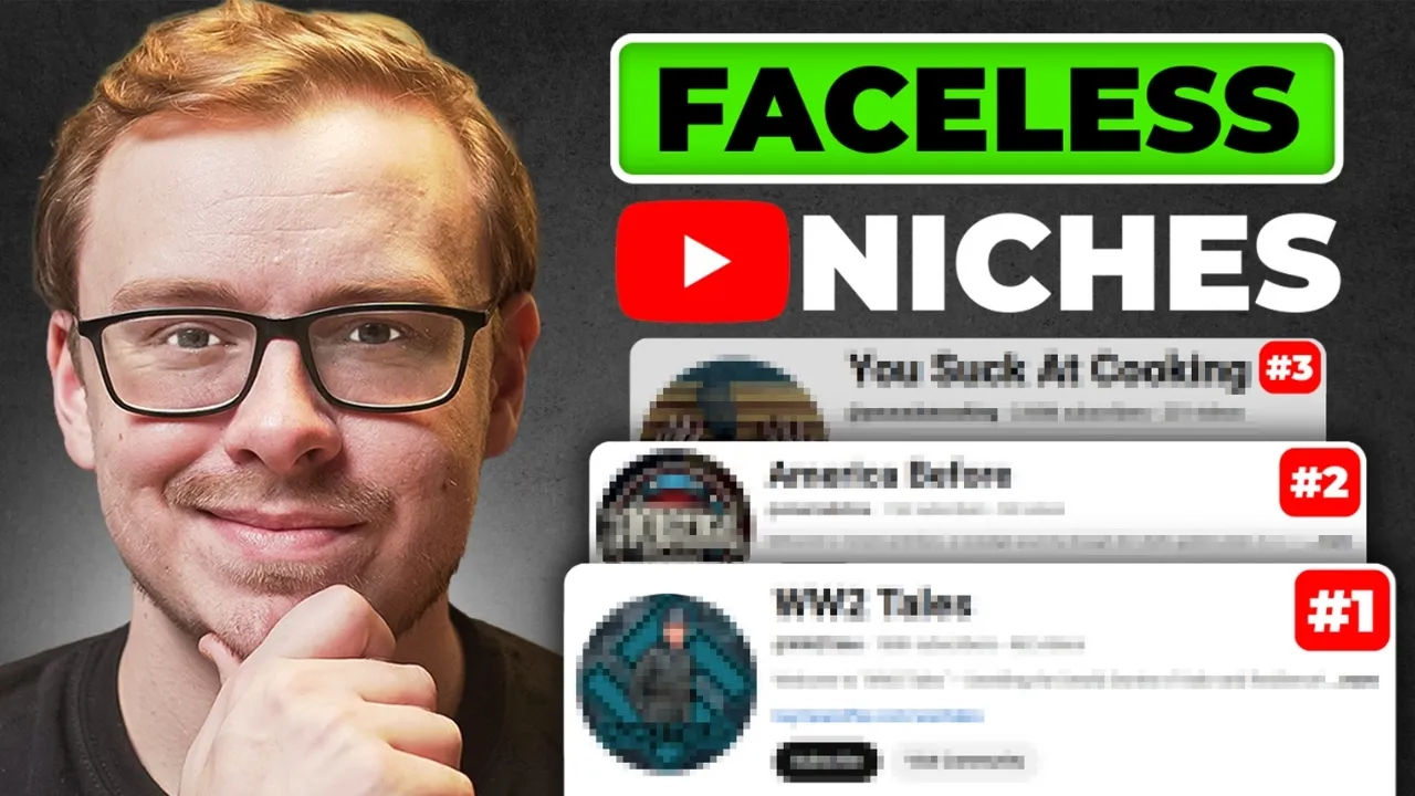 5 Faceless YouTube Niches That Will Make People Rich in 2026 thumbnail