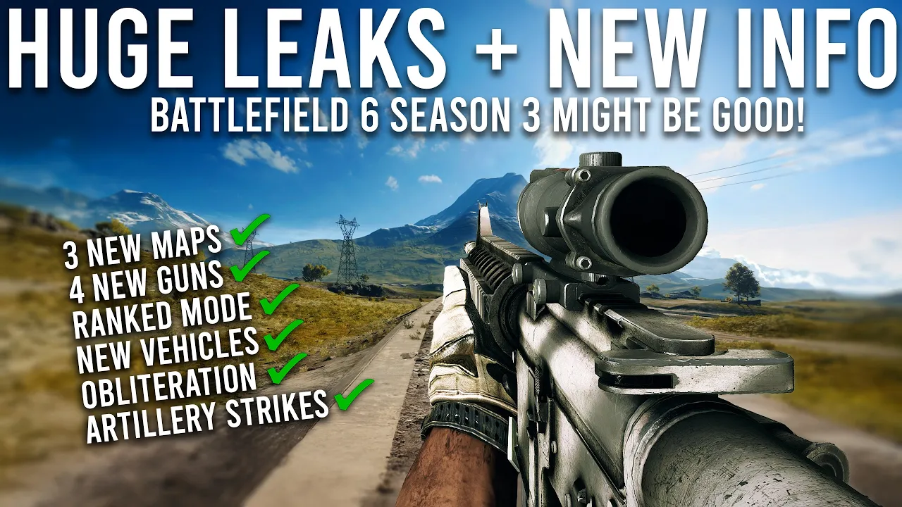 Battlefield 6 Season 3 LEAKS are Insane and might save the game... thumbnail