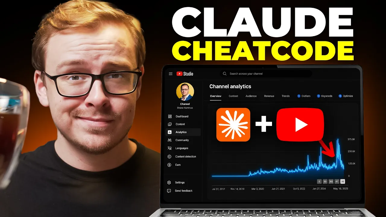 Claude Code Just Made YouTube Videos 10x Easier thumbnail