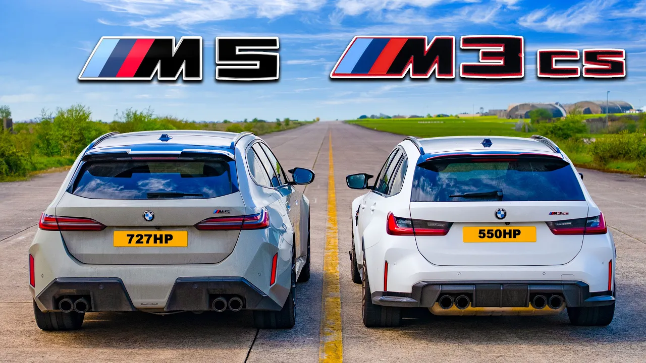 How did BMW get it so WRONG? M3 v M5 DRAG RACE thumbnail