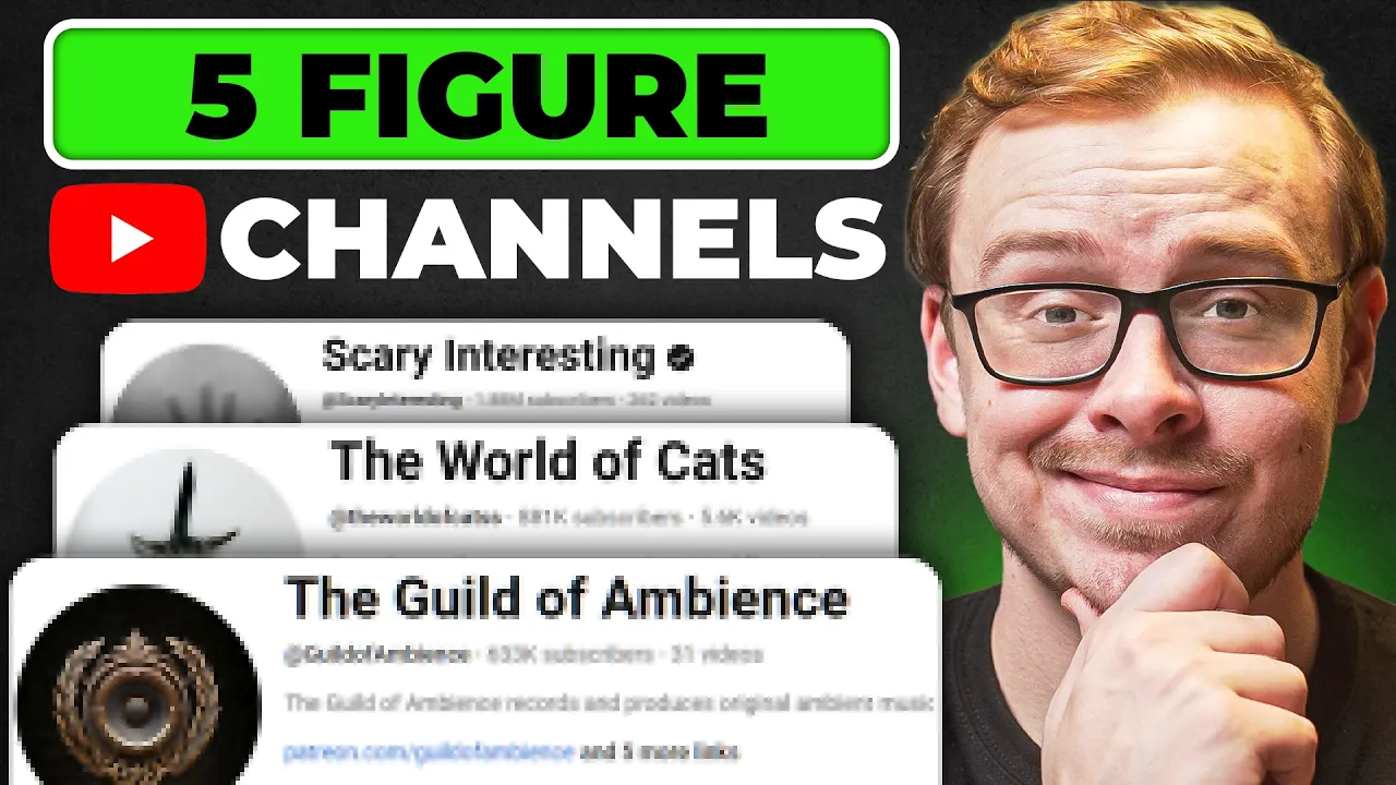 5 Faceless YouTube Channels That Print 5 Figures a Month thumbnail