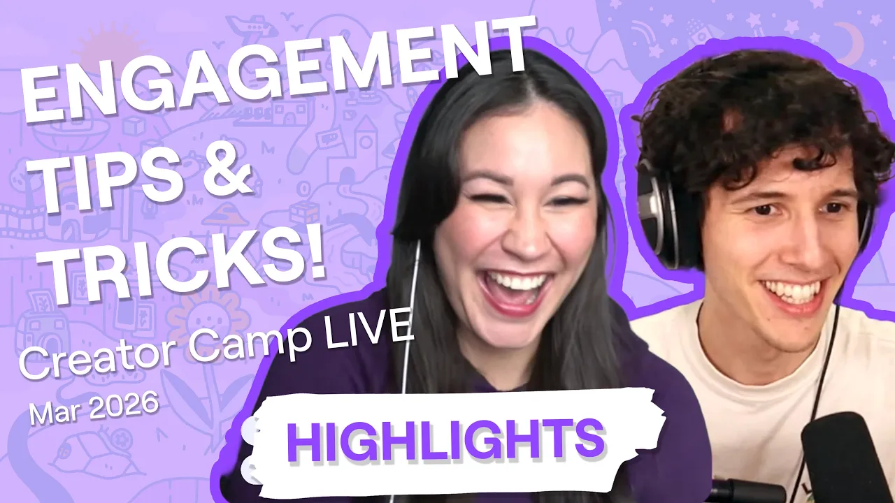 Increasing ENGAGEMENT on Your Channel! | HIGHLIGHTS from Creator Camp LIVE (Mar 2025) thumbnail