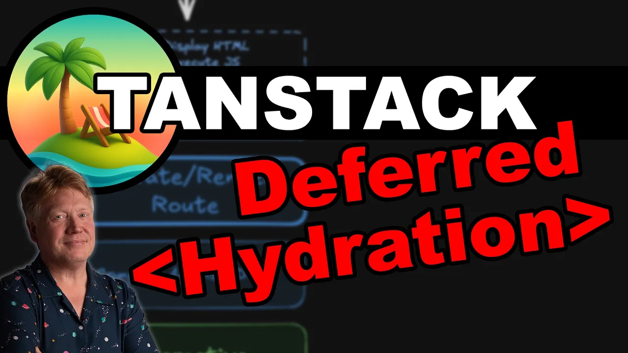 Is TanStack Starts Deferred Hydration Revolutionary? thumbnail