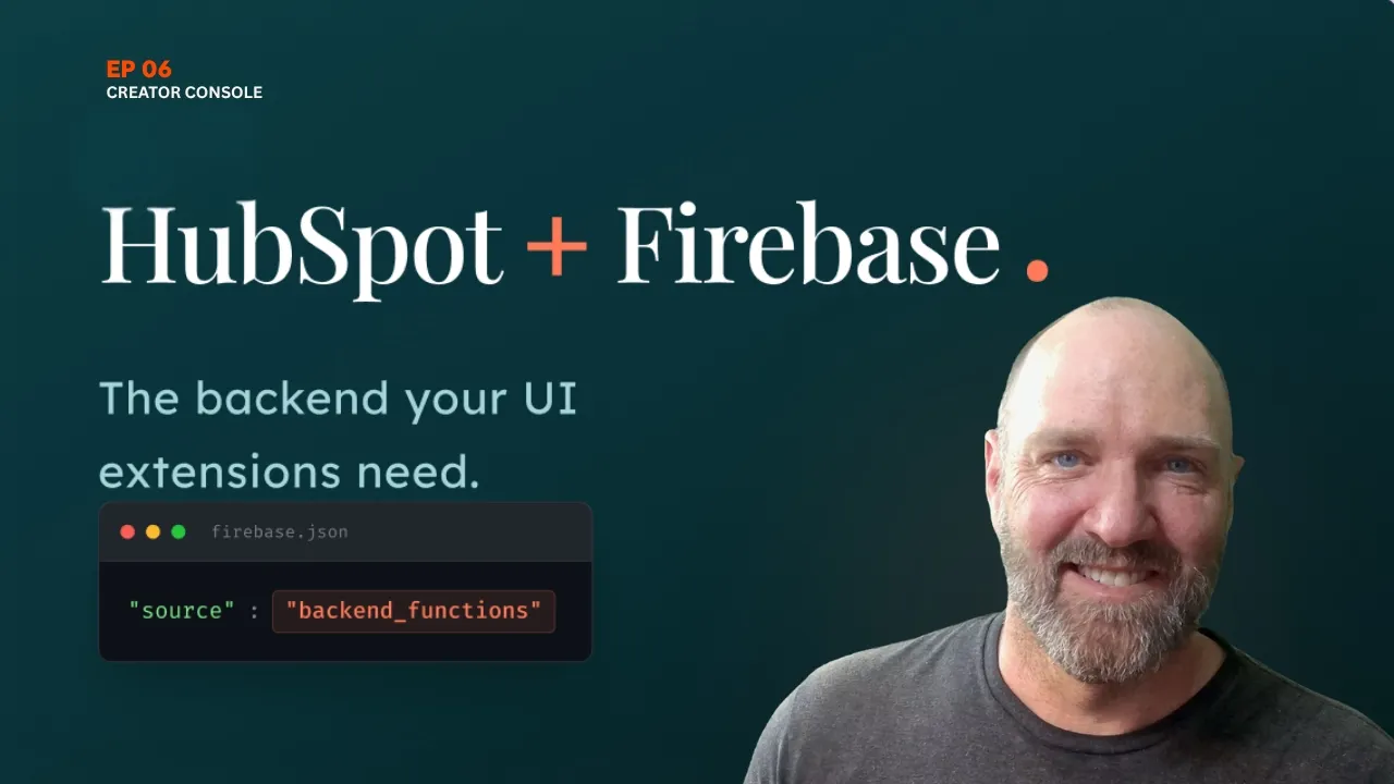 Firebase for HubSpot Apps: Build the Backend thumbnail