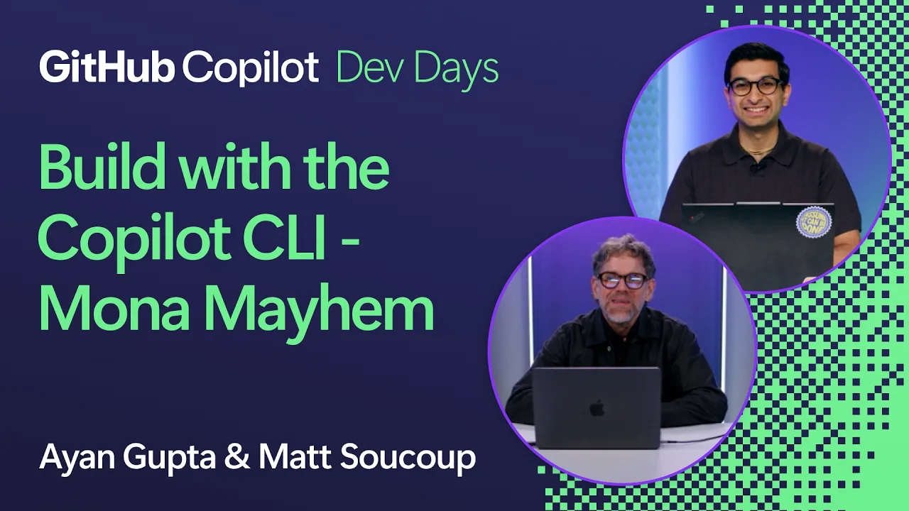 Build with the Copilot CLI - Mona Mayhem thumbnail