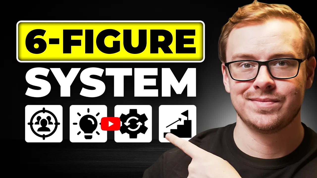 The Exact YouTube System That Makes Me 6 Figures (Full Breakdown) thumbnail