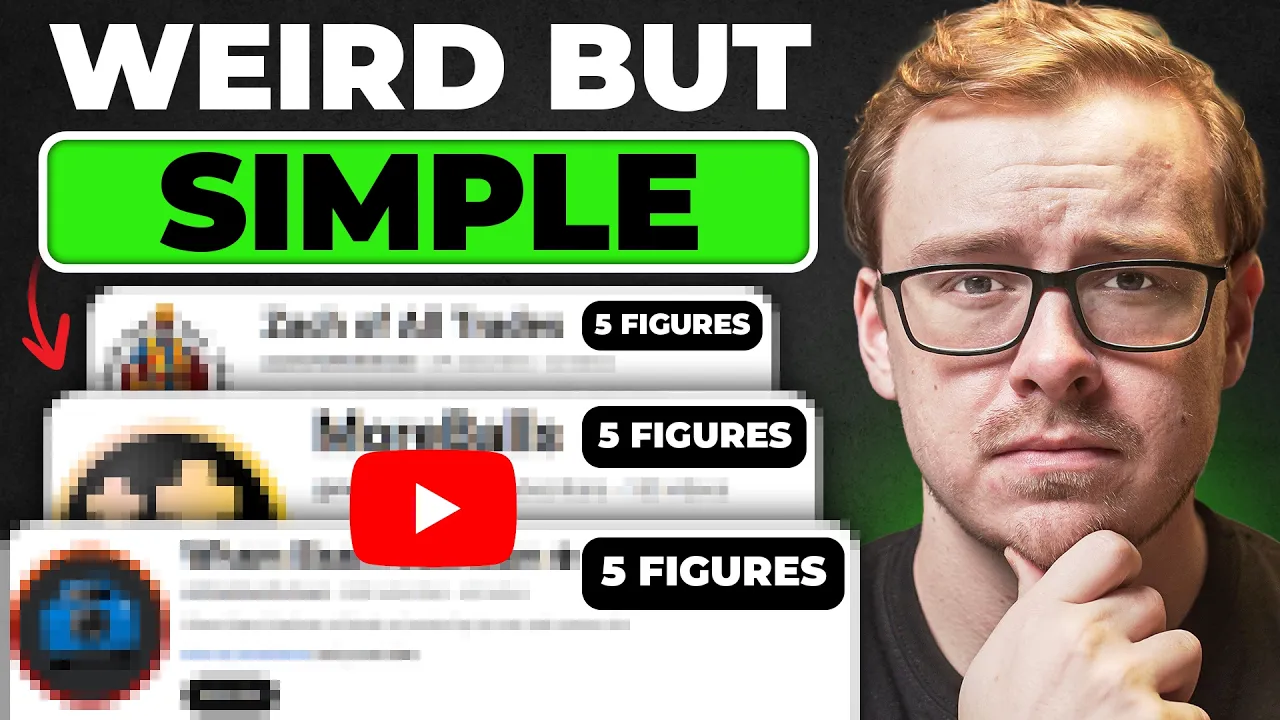 7 Weird But Simple YouTube Channels Making 5 Figures thumbnail
