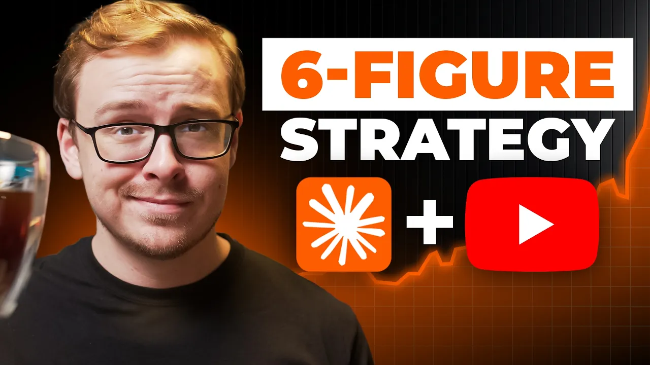 Steal This Claude AI YouTube Strategy to Make Six Figures a Month thumbnail