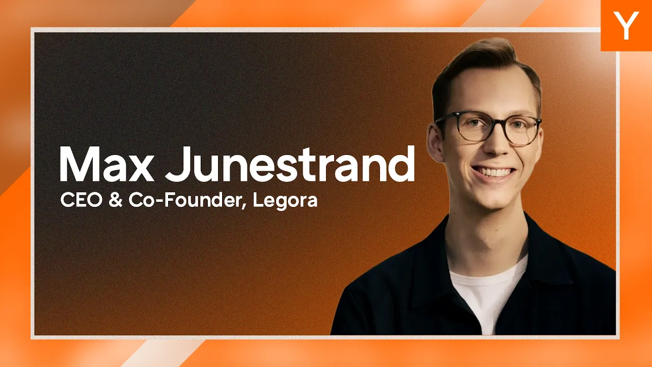 Max Junestrand, CEO of Legora thumbnail