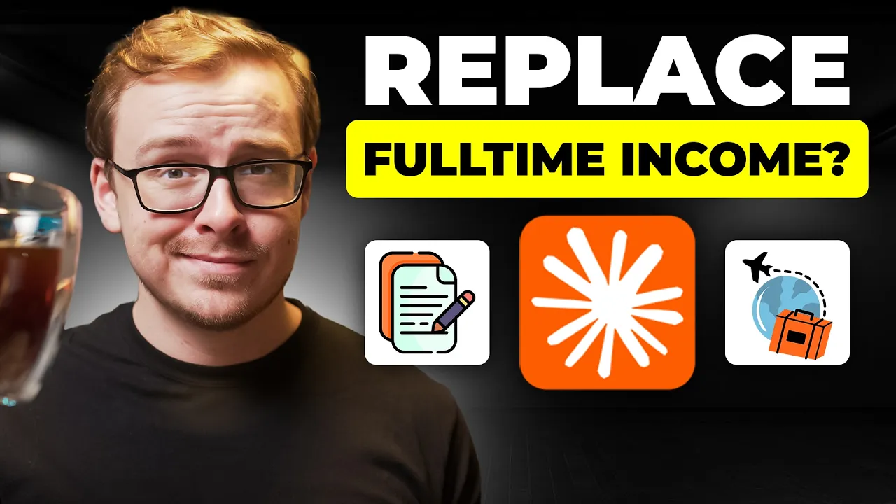 10 Claude AI Side Hustles That Can Pay A Full-Time Income thumbnail