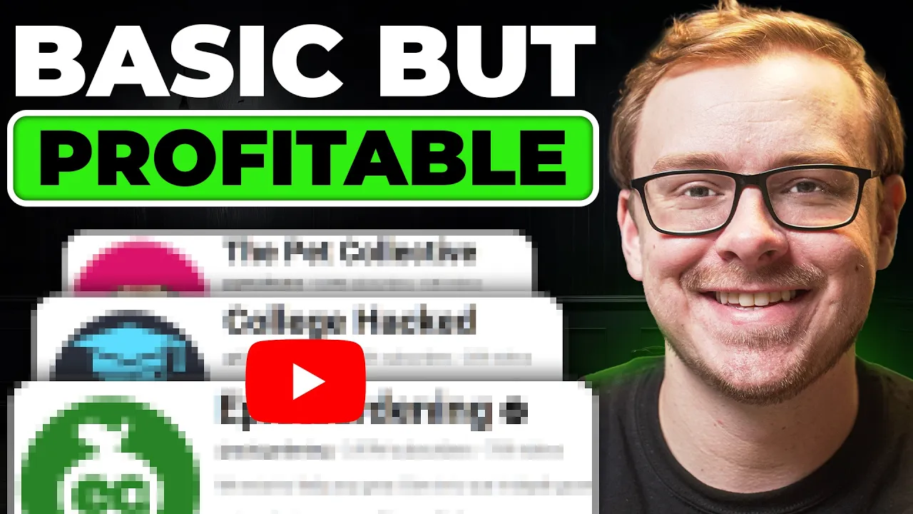 7 Ridiculously Basic YouTube Niches Making Thousands Per Month thumbnail