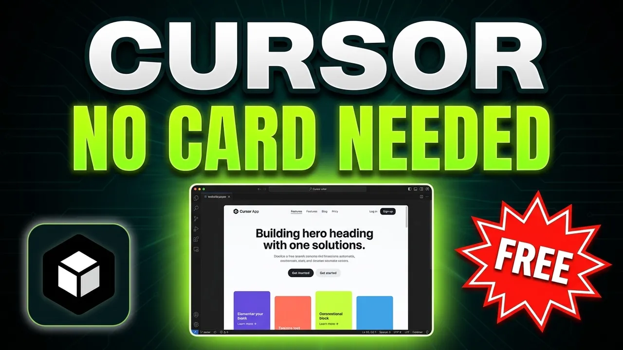 How To Use Cursor COMPLETELY FOR FREE thumbnail