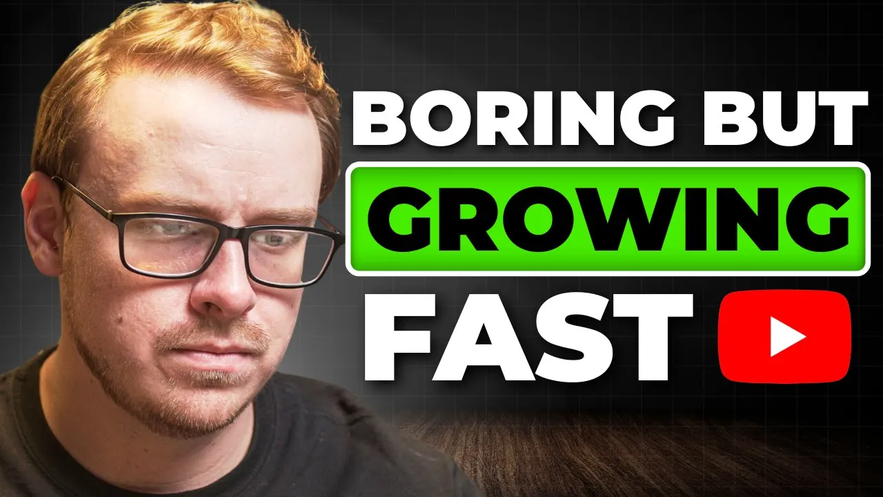 7 ‘Boring’ YouTube Niches That Are Growing FAST thumbnail