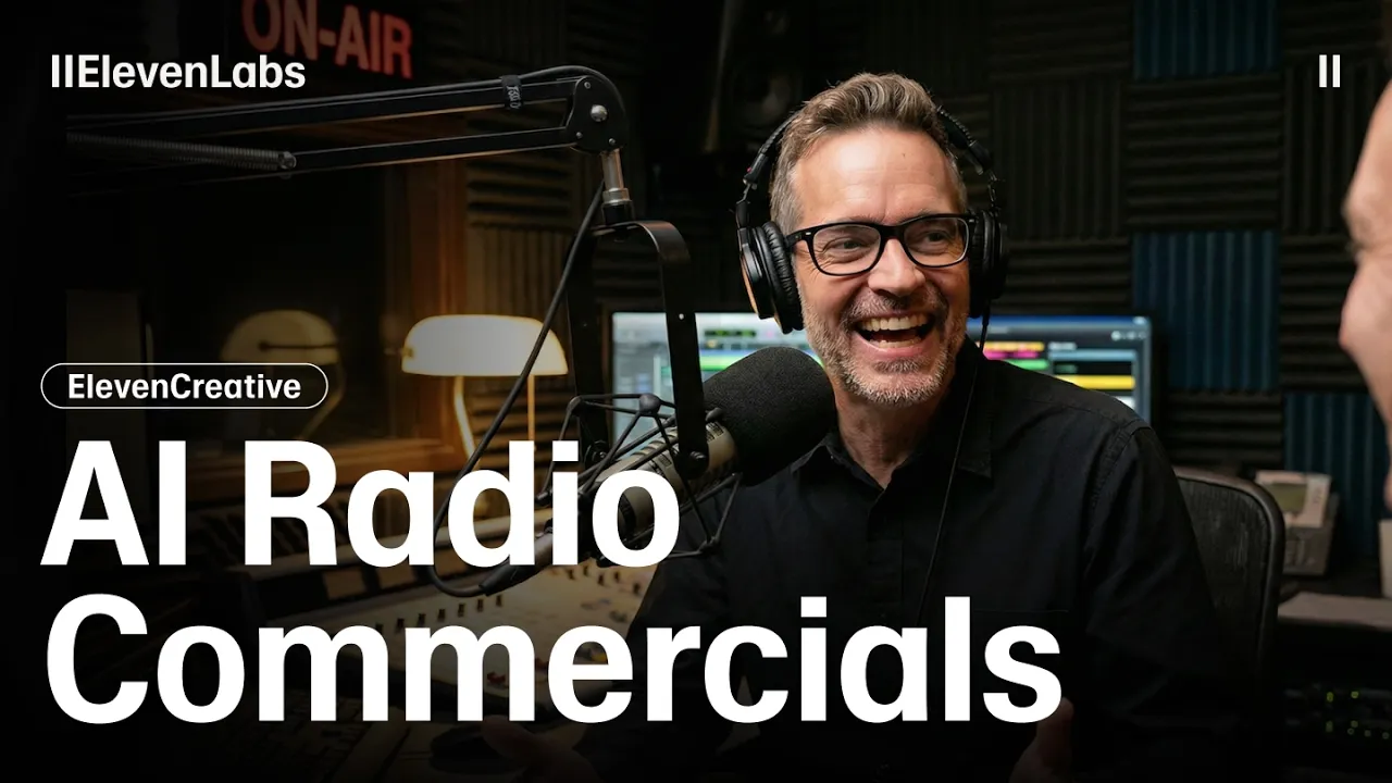 Radio Presenter Shows How to Build Ads with ElevenLabs thumbnail