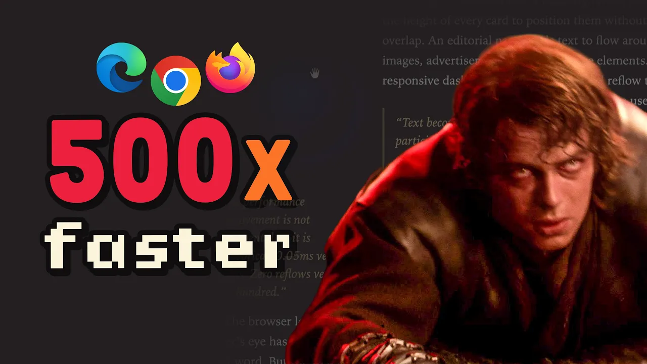 He just crawled through hell to fix the browser… thumbnail