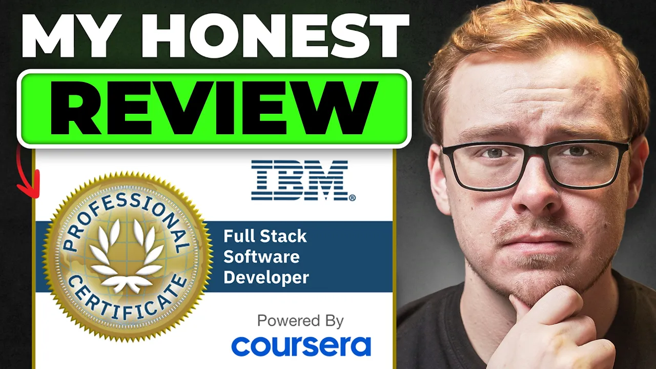 Should You Take IBM's Full Stack Developer Certificate in 2026? (Coursera Review) thumbnail