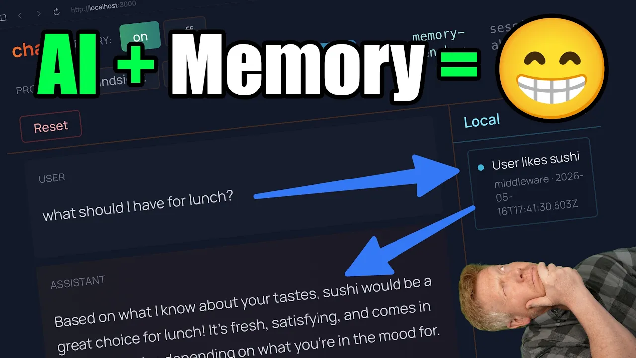 AI Memory: Stop Building Stateless Agents thumbnail